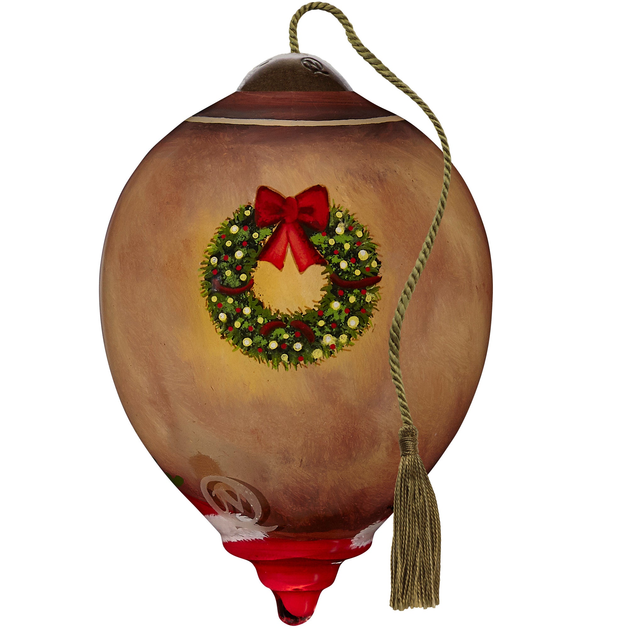 Milk And Cookies For Santa Ornament