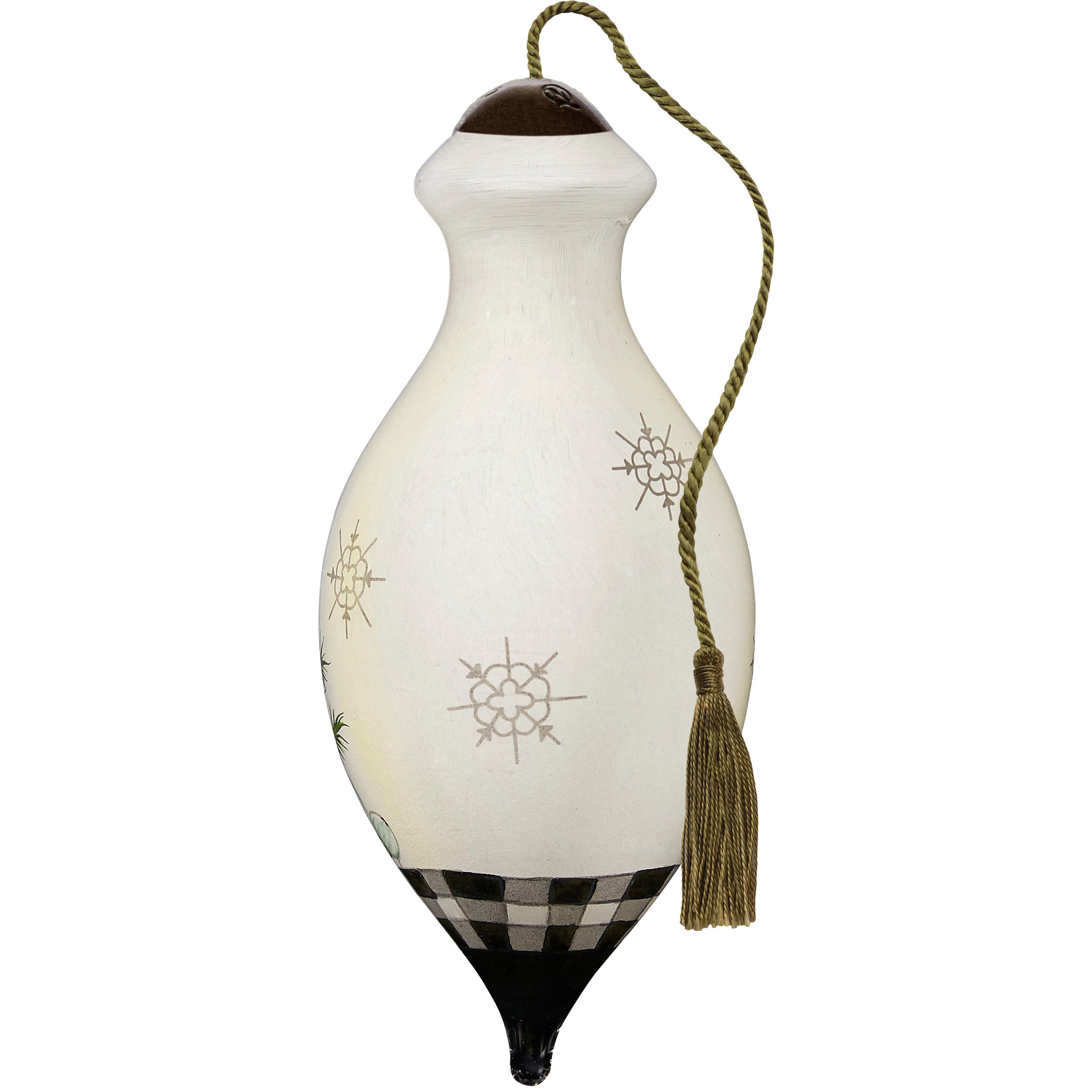 Regal Winter Cardinal Ornament