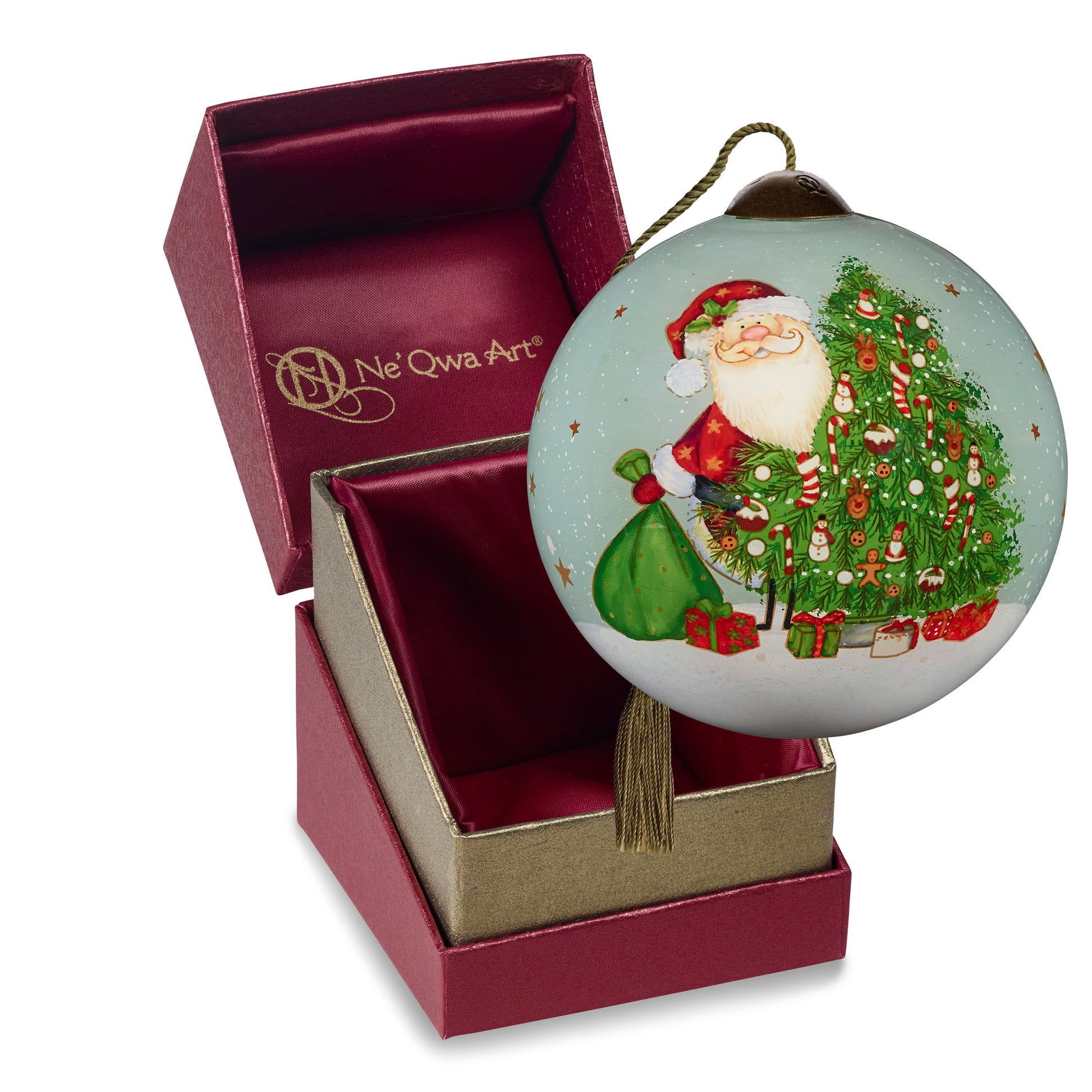 Santa Surprise Ornament