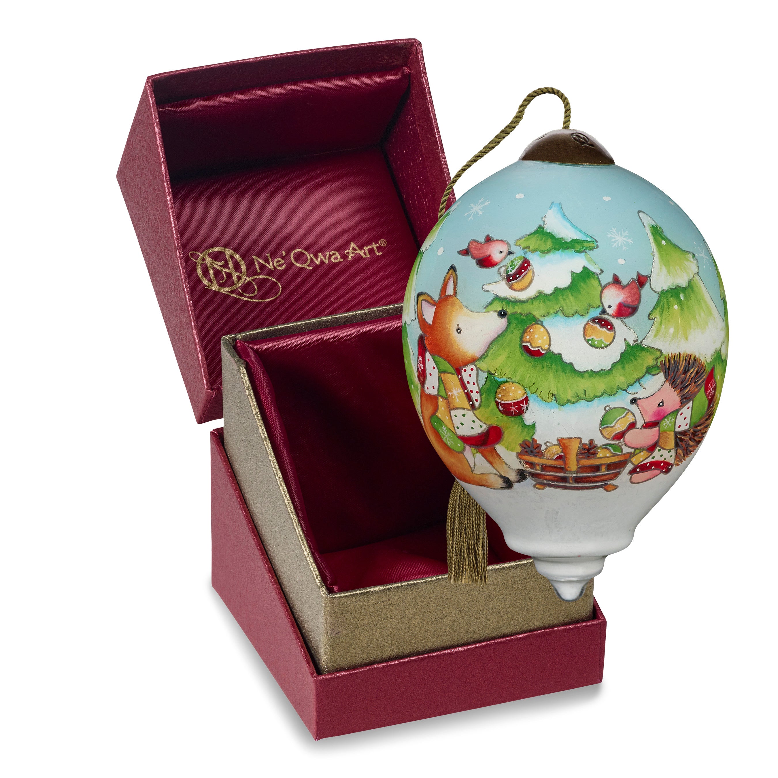 Friends Make The Season Bright Ornament – Ne'Qwa Art