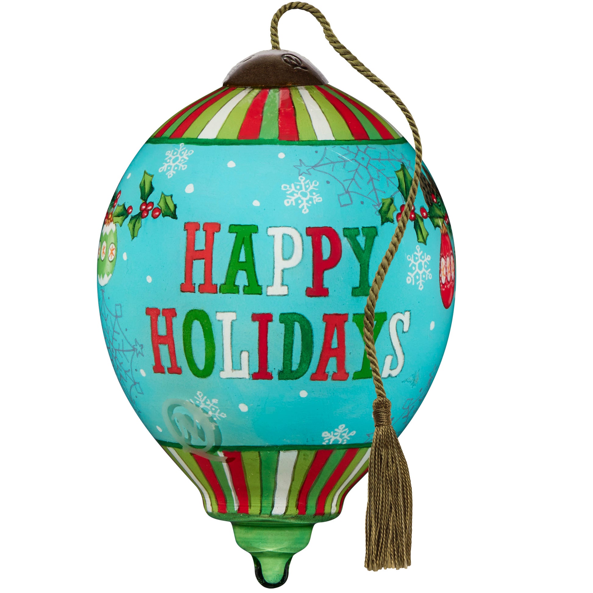 Happy Holidays Ornament