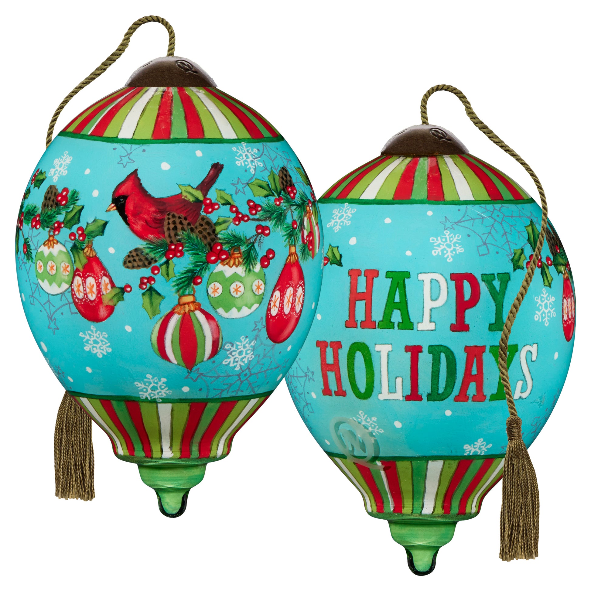 Happy Holidays Ornament