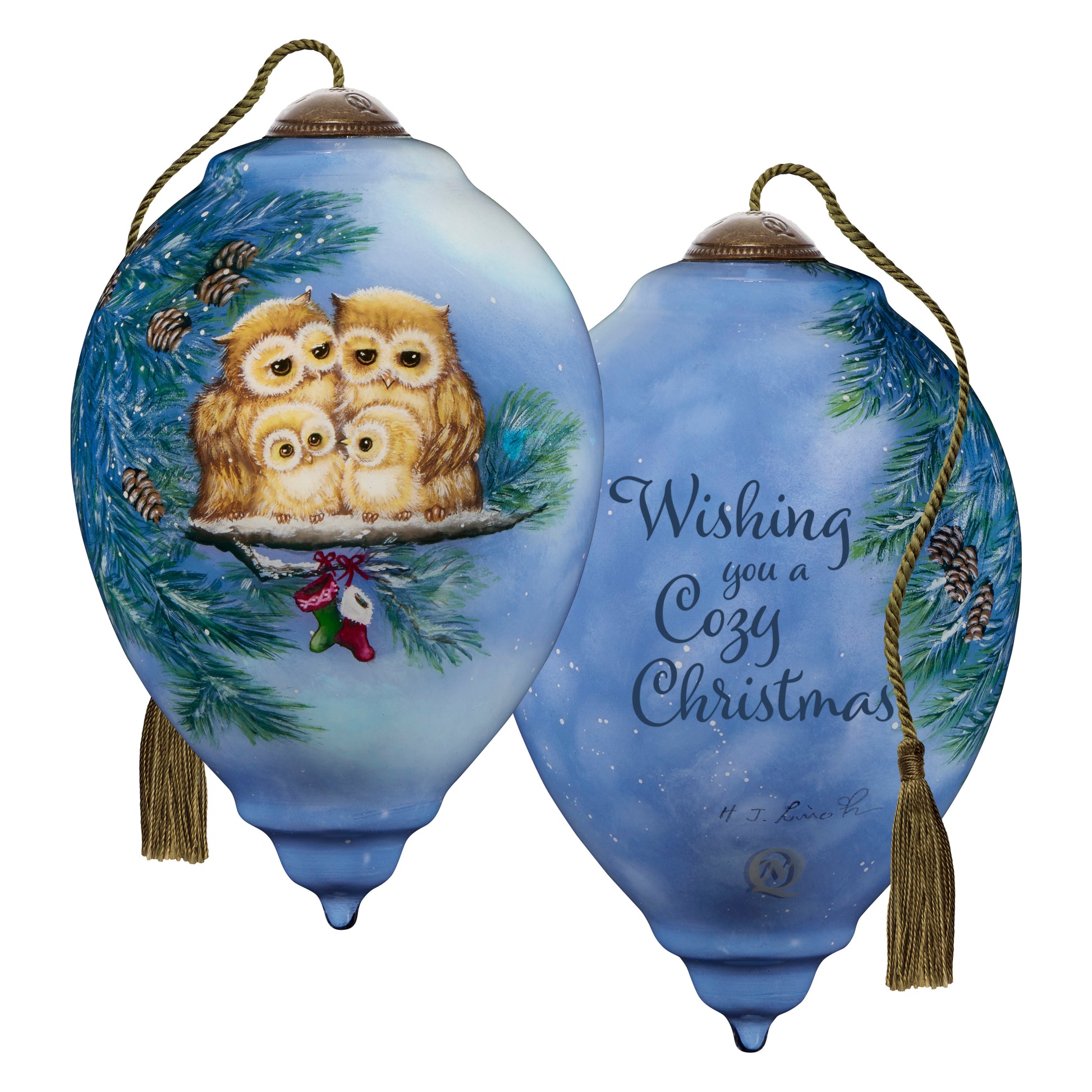 Cozy Family Christmas Ornament