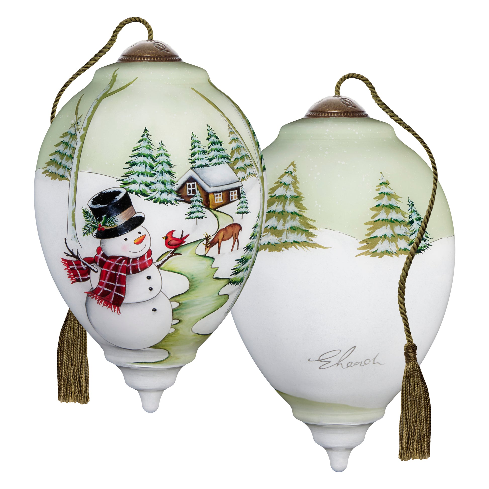 Snowy Serenity Ornament