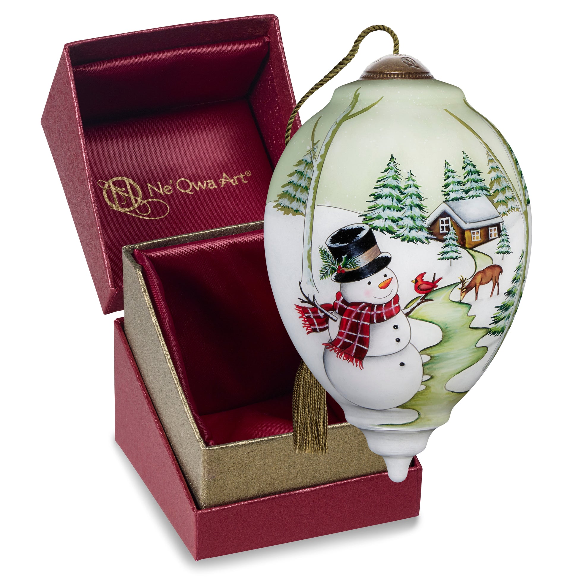 Snowy Serenity Ornament