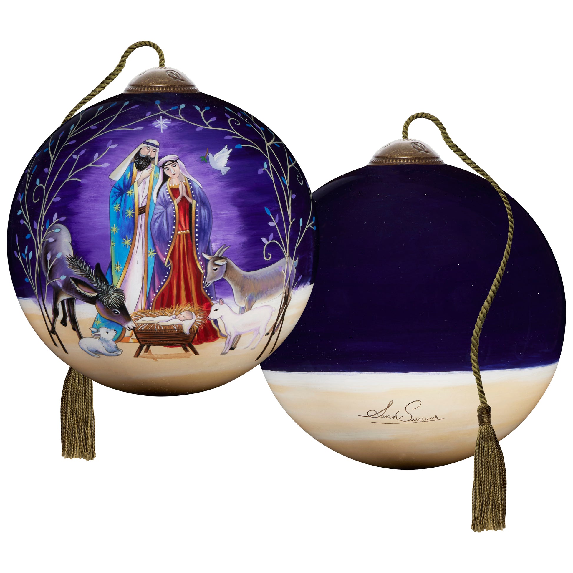 Behold The Newborn King Ornament