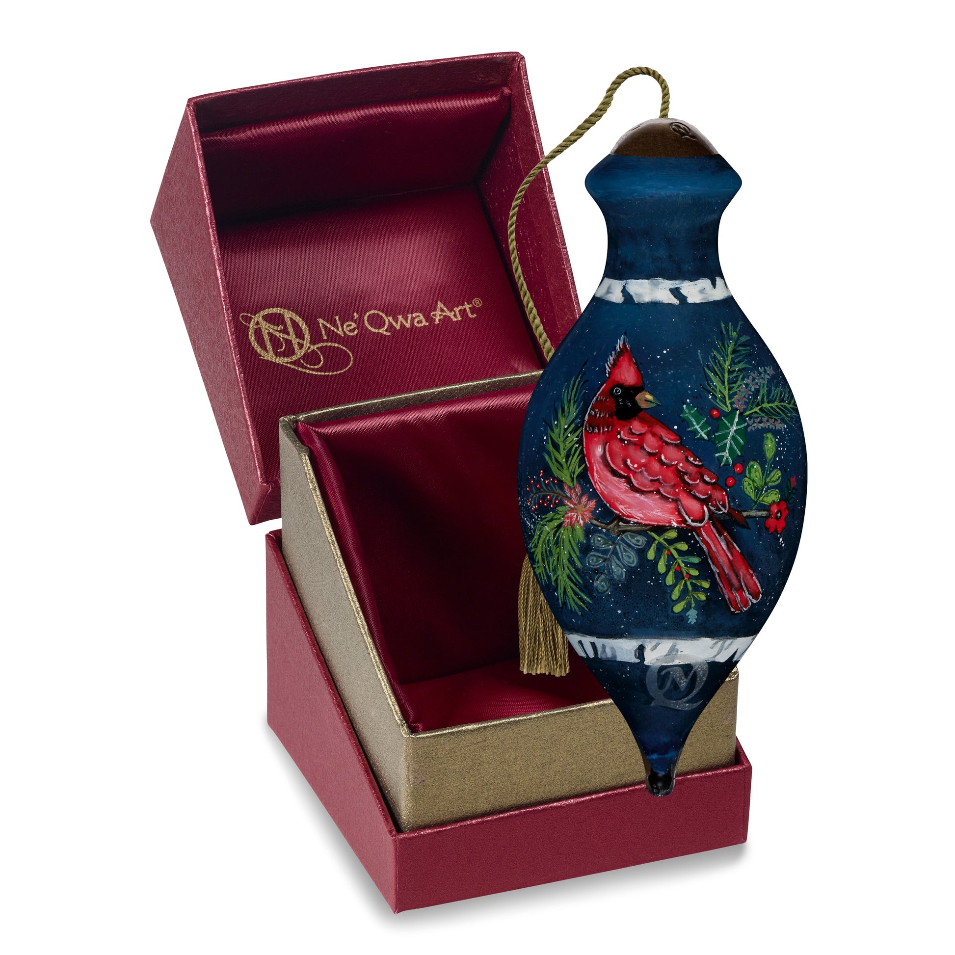 Birch Cardinal Ornament