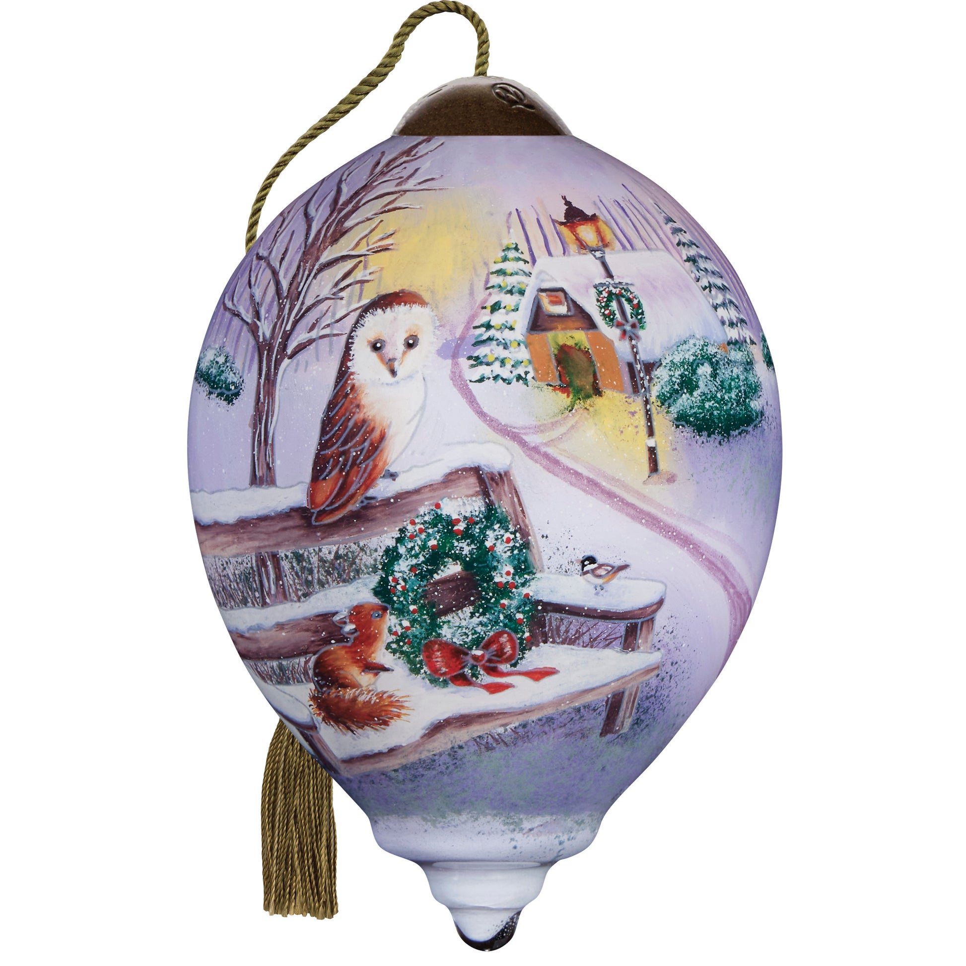 Friendship Glows In Winter Snows Ornament