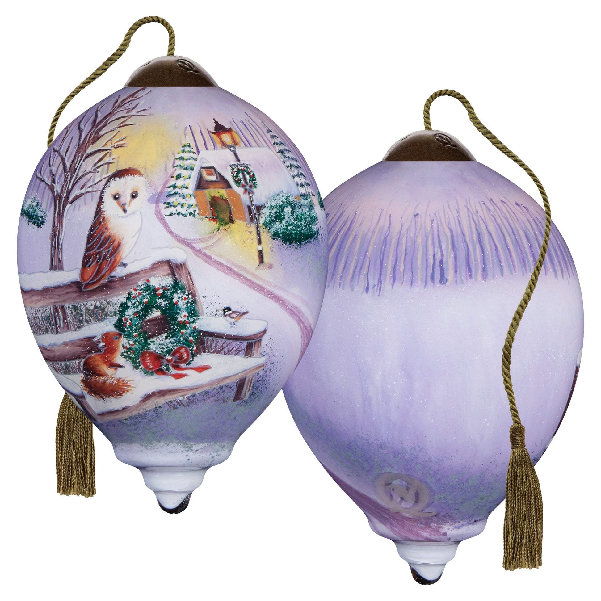 Friendship Glows In Winter Snows Ornament