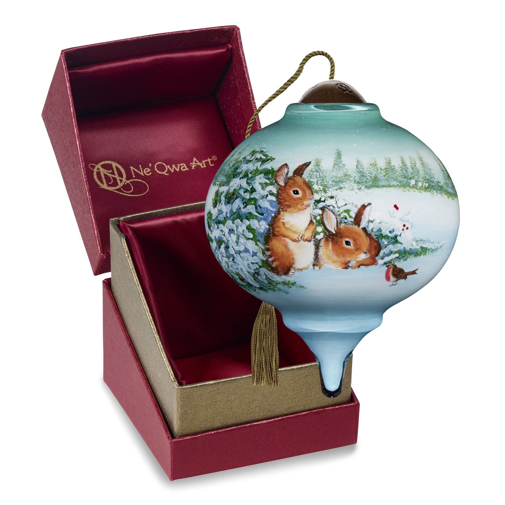 Hoppy Christmas Ornament