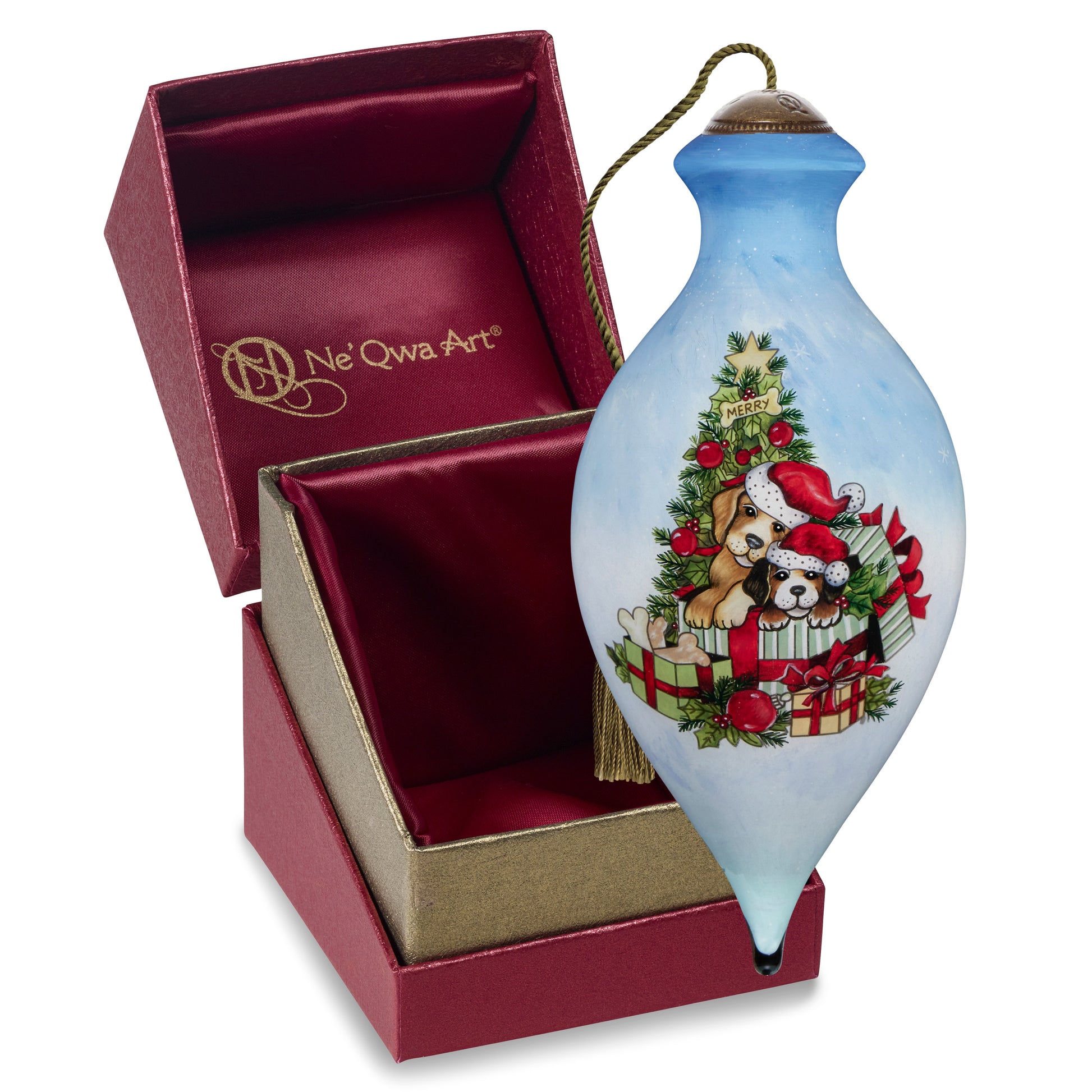 Christmas Dogs Ornament