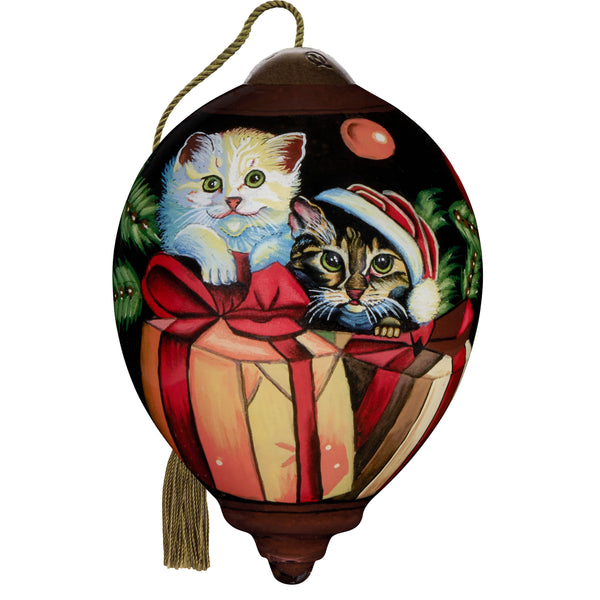 Ne'Qwa Art 7251141 Meowy Christmas Auclair Studio Hand-Painted