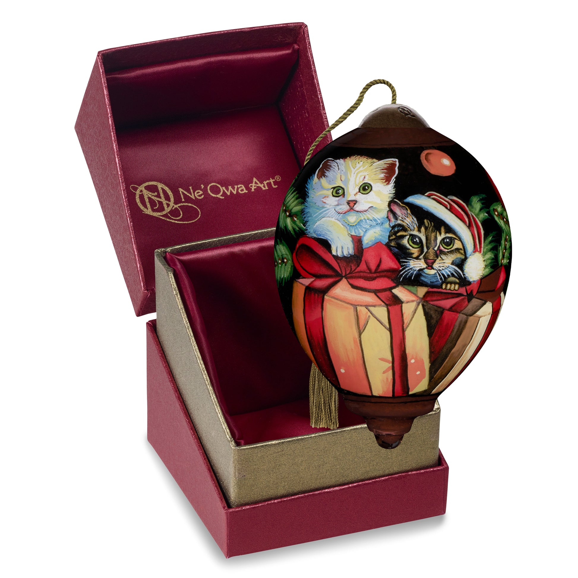 Meowy Christmas Ornament