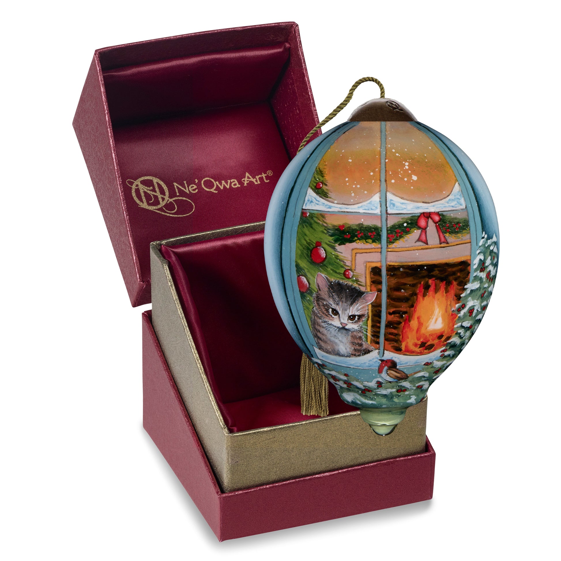 A Christmas Visitor Ornament